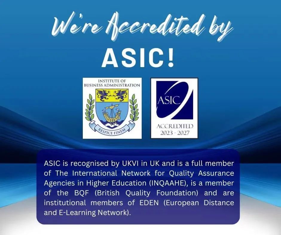 热烈祝贺IBA获得英国权威机构ASIC认证
